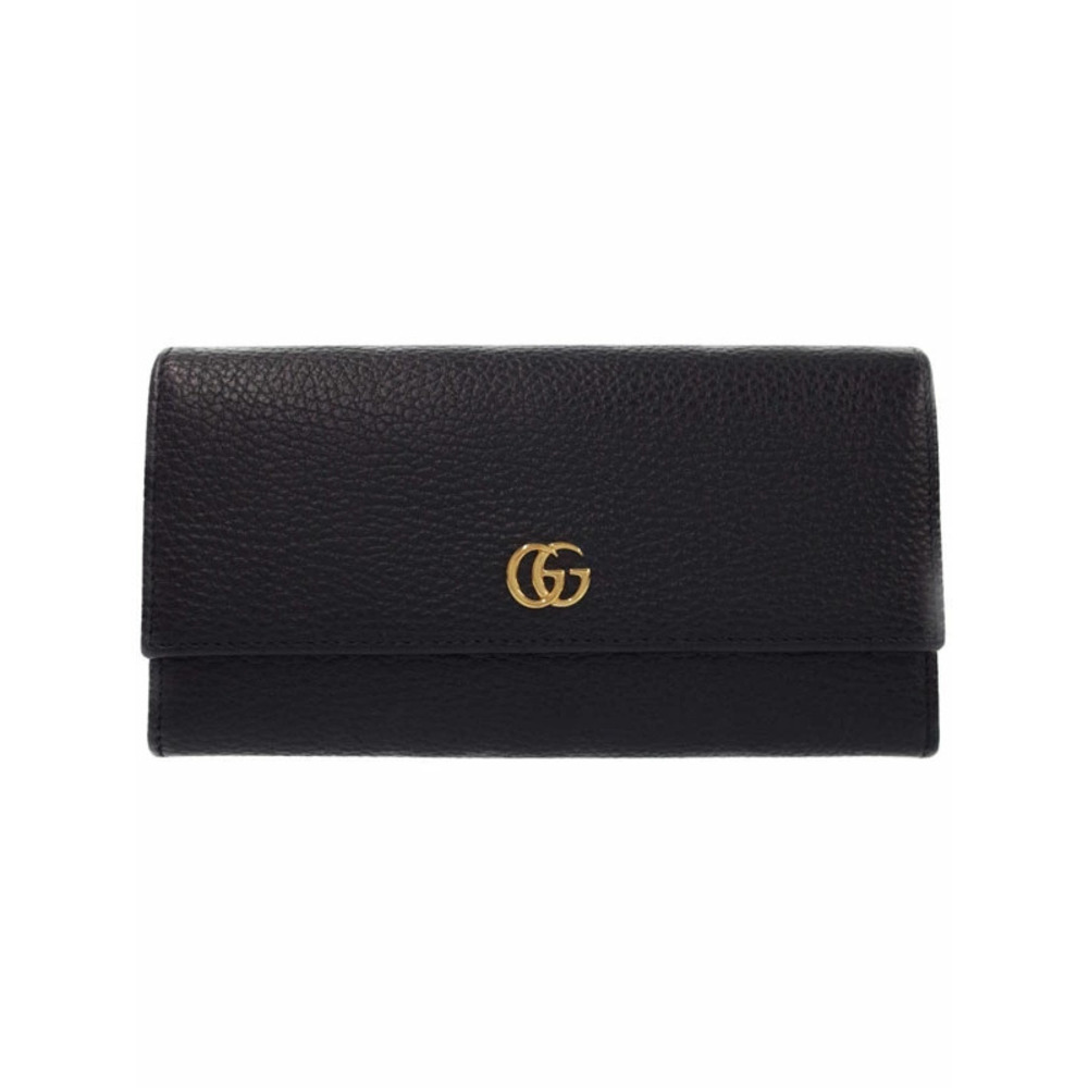 Gucci Marmont Leather Continental Wallet Bi fold Long